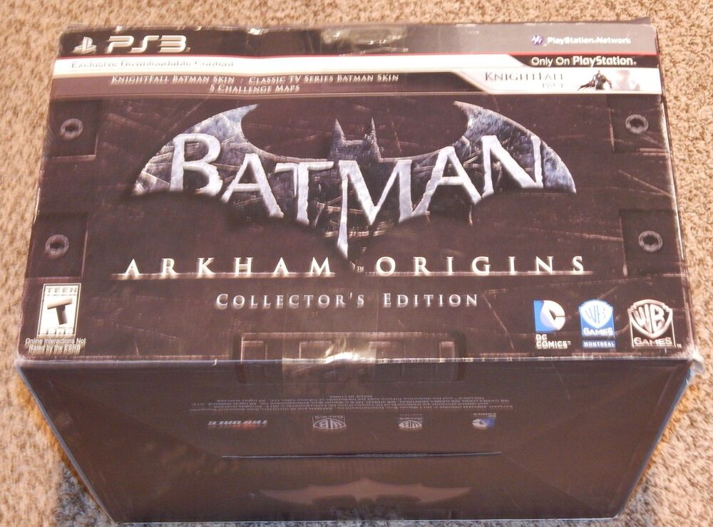 COMPLETE Batman: Arkham Origins Collector's Edition (PlayStation 3) DISC Sealed!